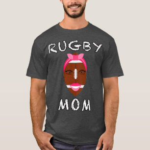 Rugby mom funny design for lovers Rugby and mother T-Shirt