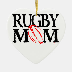 Rugby Mom - Ornament