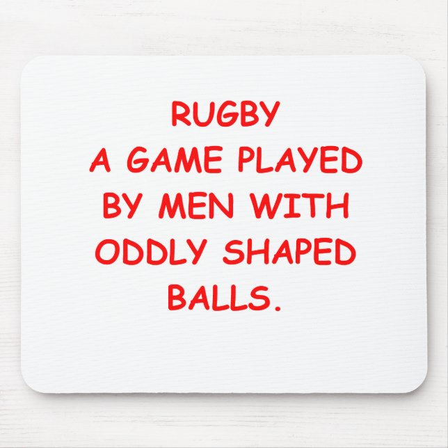 rugby mouse pad (Front)