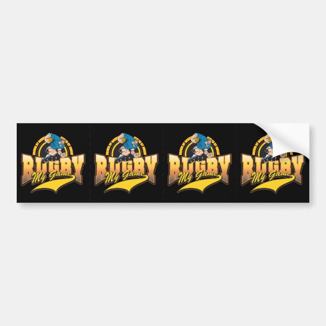 Rugby My Game Bumper Sticker (Front)