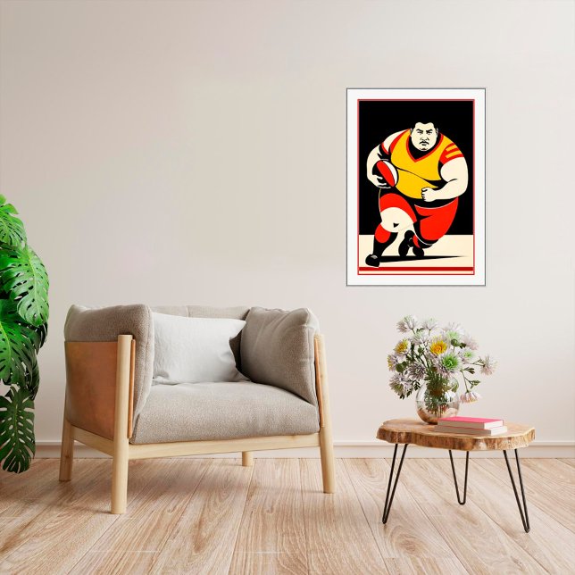 Rugby Player Art Print (Creator Uploaded)