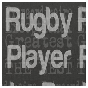 Rugby Player Extraordinaire Fabric