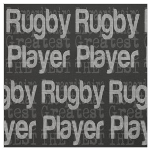 Rugby Player Extraordinaire Fabric