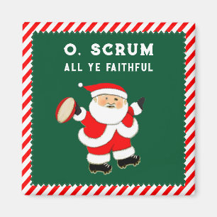 Rugby Player Stocking Stuffer magnet