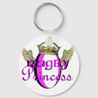rugby princess keychain