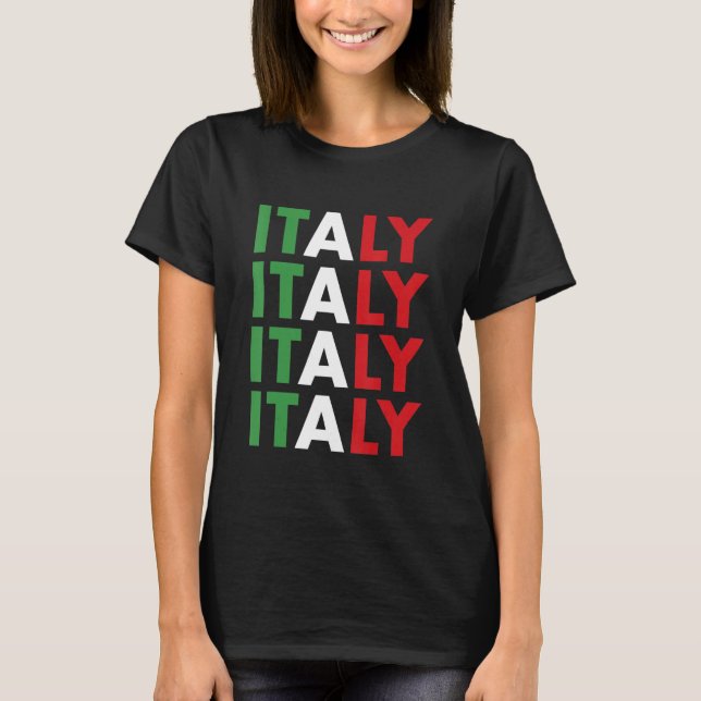 Rugby Rugby Rugby Rugby Rugby Italy Rugby T-Shirt (Front)