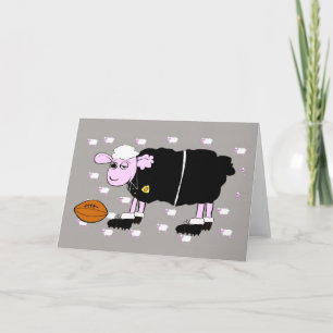 Rugby Sheep Card