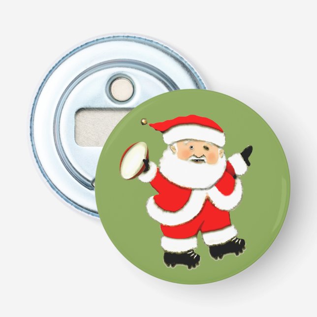 Rugby Stocking Stuffers Bottle Opener (Front)
