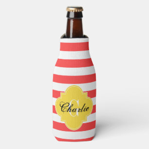 Rugby Stripe Pineapple Bottle Cooler