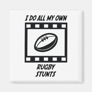 Rugby Stunts Magnet