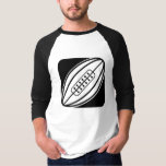 Rugby T-Shirt<br><div class="desc">You will love this cool rugby football player league union ball players design. Great for gifts! Available on tee shirts, smart phone cases, mousepads, keychains, posters, cards, electronic covers, computer laptop / notebook sleeves, caps, mugs, and more! Visit our site for a custom gift case for Samsung Galaxy S3, iphone...</div>