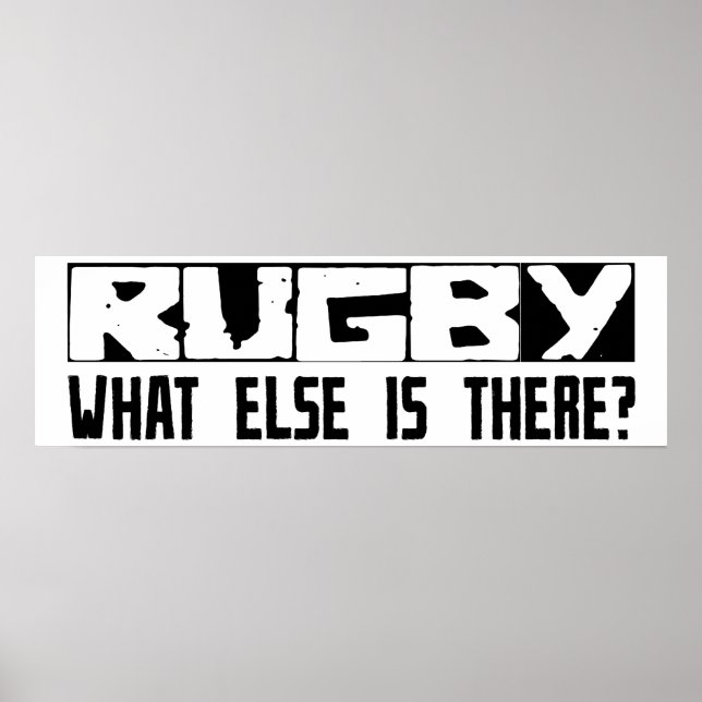 Rugby What Else Is There? Poster (Front)