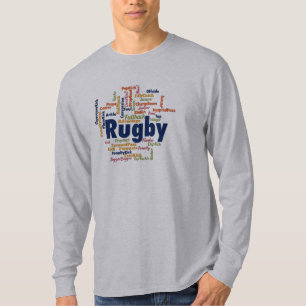 Rugby Word Cloud T-Shirt