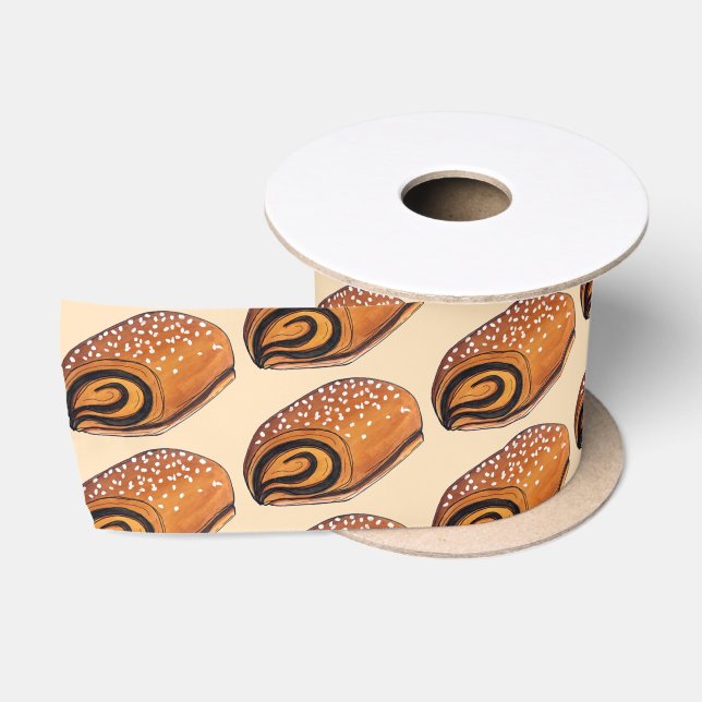 Rugelach Jewish Polish Crescent Roll Pastry Bakery Satin Ribbon (Spool)