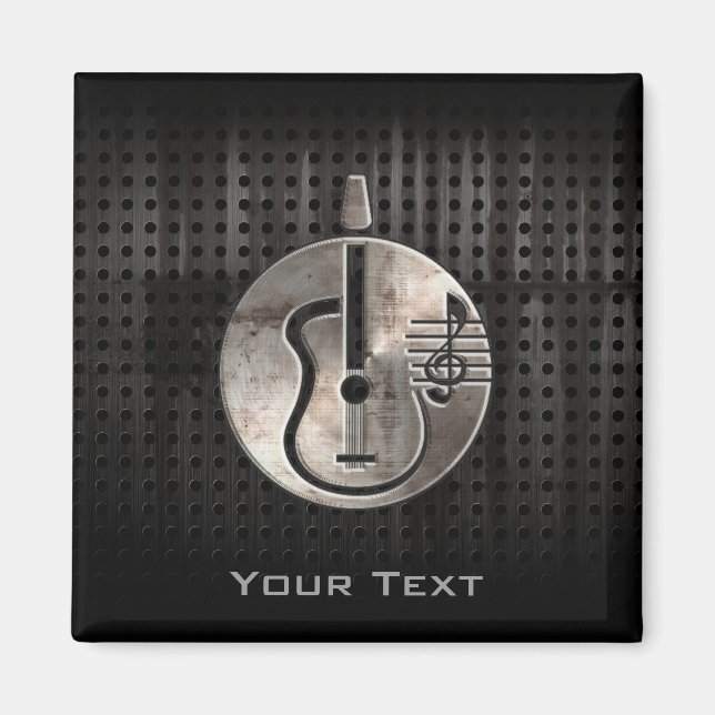 Rugged Acoustic Guitar Magnet (Front)