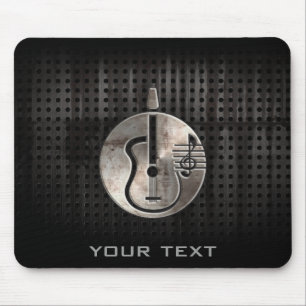 Rugged Acoustic Guitar Mouse Pad