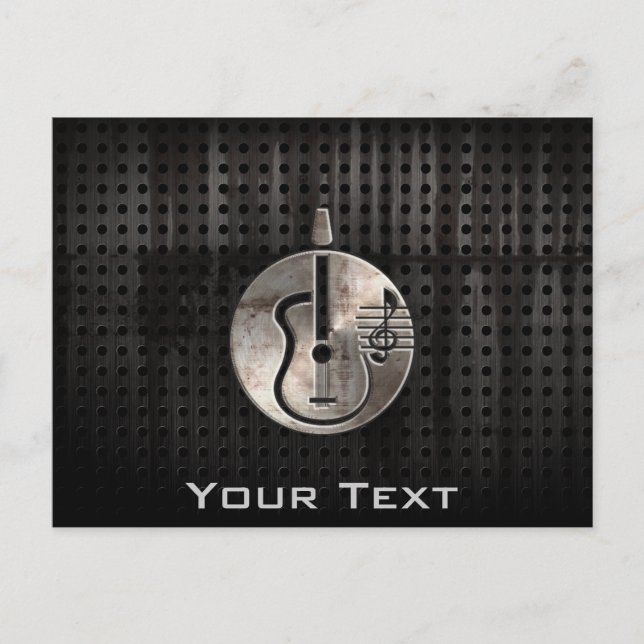 Rugged Acoustic Guitar Postcard (Front)