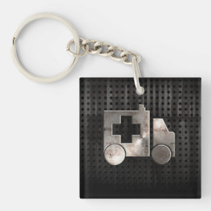 Rugged Ambulance Keychain