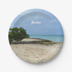 Rugged Aruba Paper Plate