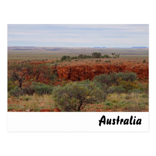 Rugged Australian outback postcard