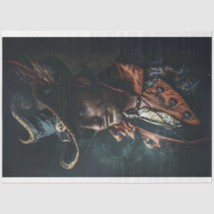 Rugged Captain Charisma Pirate Decoupage  Tissue Paper