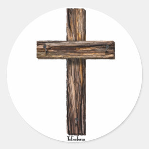 Rugged Cross Classic Round Sticker