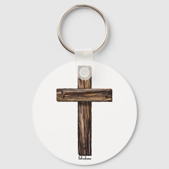 Rugged Cross Keychain (Front)