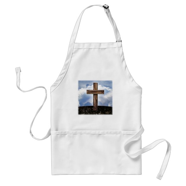 Rugged Cross with Sky Standard Apron (Front)