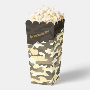 Rugged Desert Camouflage Personalized Favor Box