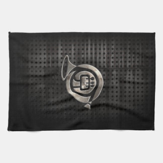 Rugged French Horn Kitchen Towel