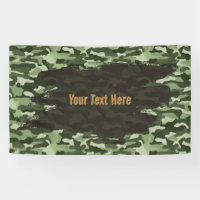 Rugged Green Camouflage Personalized