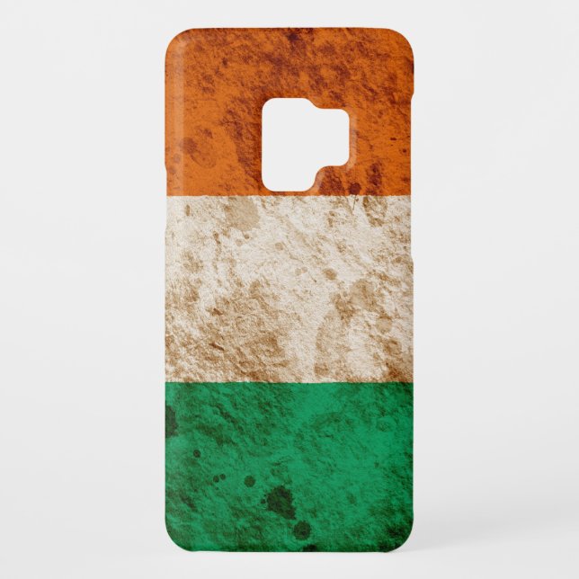 Rugged Irish Flag Case-Mate Samsung Galaxy Case (Back)