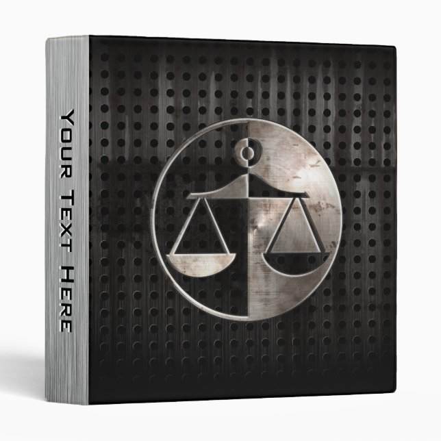 Rugged Justice Scales Binder (Front/Spine)