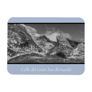 Rugged Landscape Gran San Bernardo  Magnet