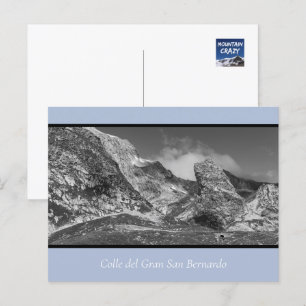Rugged Landscape Gran San Bernardo Postcard