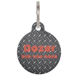 Rugged Looking Dog Tag