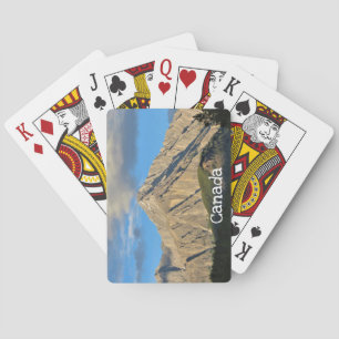 Rugged Mountain & Forest Lit by Setting Sun Playing Cards