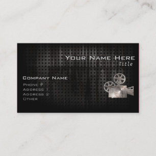 Rugged Movie Camera Business Card