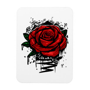 Rugged Rose Magnet