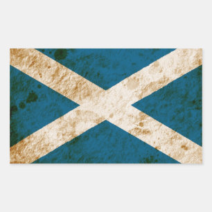 Rugged Scottish Flag Sticker