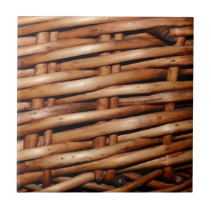 Rugged Wicker Basket Look Tile