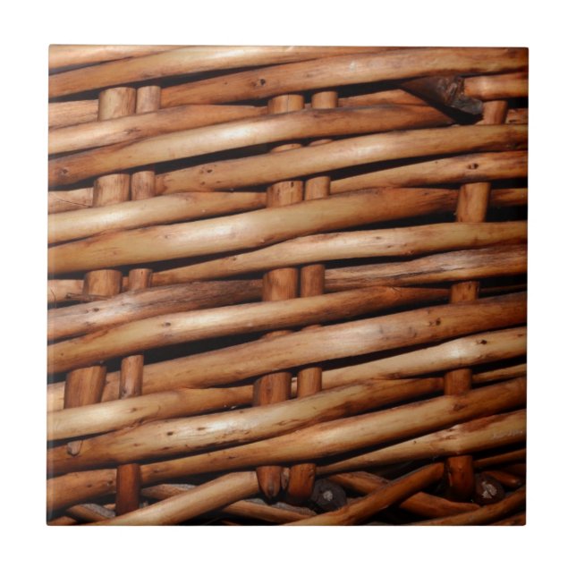 Rugged Wicker Basket Look Tile (Front)