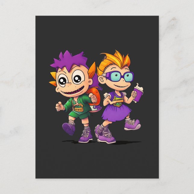 Rugrats - Reptar on the Loose: A Rugrats Adventure Postcard (Front)