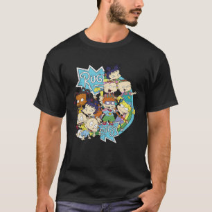 Rugrats Spliced Character Group Shots Vintage Fron T-Shirt