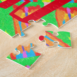 Rugs and Rags abstract pure art supreme            Jigsaw Puzzle