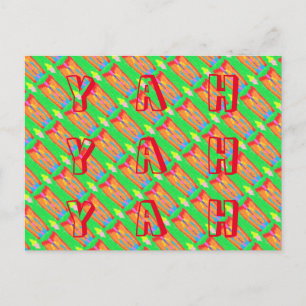 Rugs and Rags abstract pure art supreme Postcard