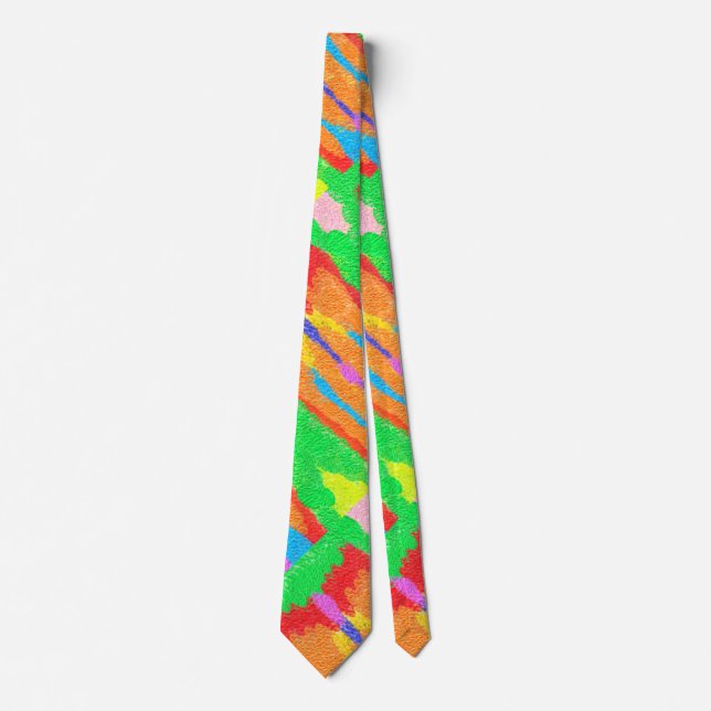 Rugs and Rags abstract pure art supreme            Tie (Front)