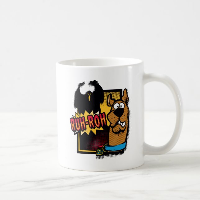 Ruh-Roh Scooby-Doo and a Ghost Coffee Mug (Right)