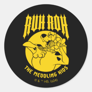 Ruh Roh Scooby-Doo The Meddling Kids Icon Classic Round Sticker