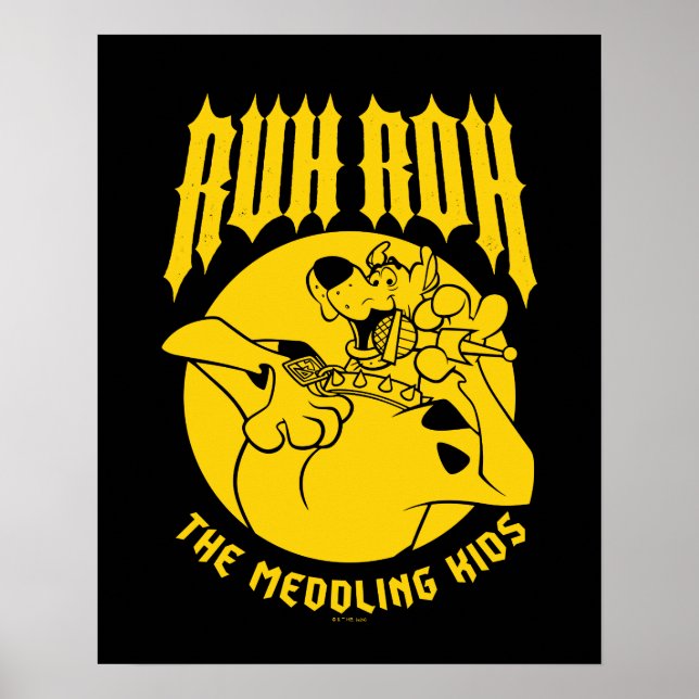 Ruh Roh Scooby-Doo The Meddling Kids Icon Poster (Front)